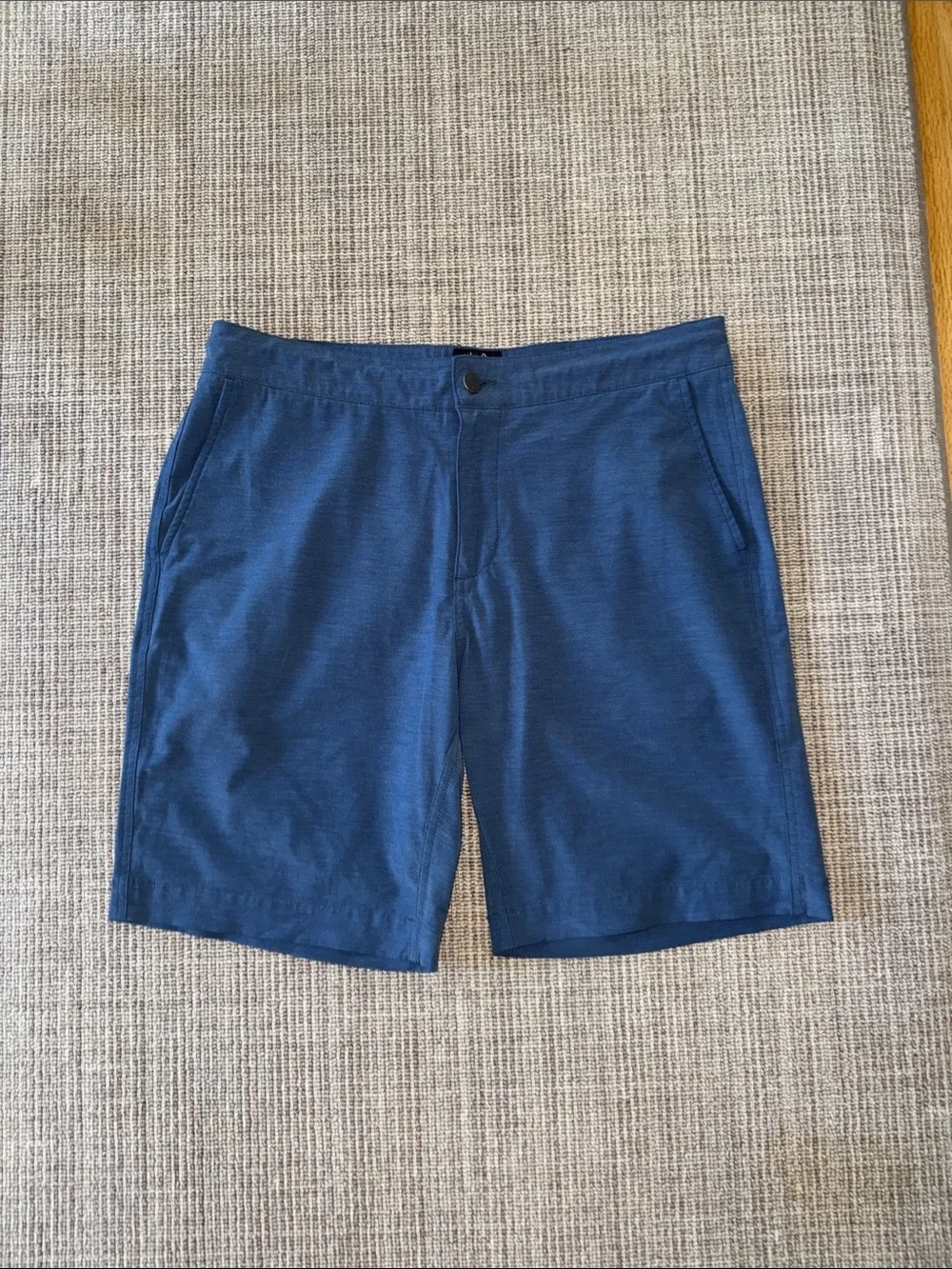 Men's Navy Blue Casual Shorts
